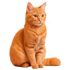 cat isolated on transparent background