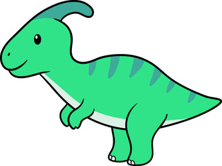 Adorable dino vector