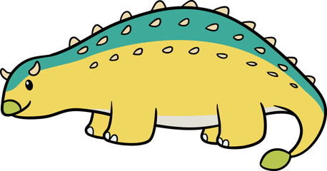 Adorable dino vector
