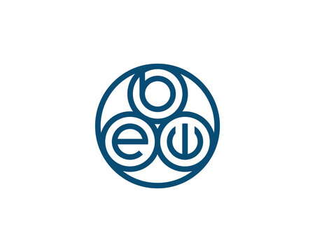 BEW logo design vector template. BEW letter logo design.