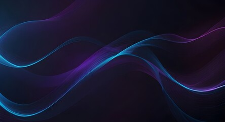 an abstract blue and purple background with light, in the style of roller wave, shaped canvas, night photography, rim light, spectacular backdrops, whiplash curves 