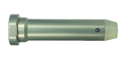 Side view of a modern sporting rifle buffer weight