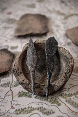 The arrowhead of the Velbar culture, approximately 1-3 century AD.