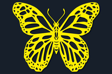 Laser/Paper Cut Butterfly SVG