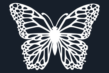Laser/Paper Cut Butterfly SVG