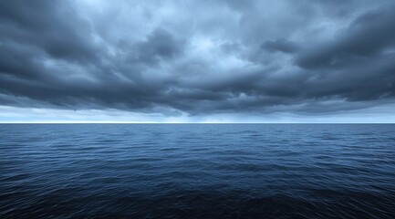 Obraz premium storm clouds over the sea
