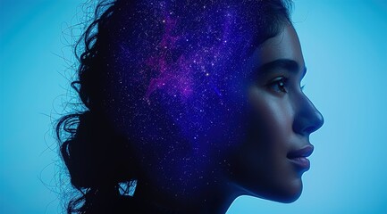 portrait of the girl with lips