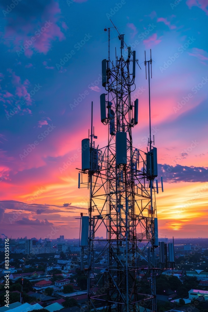 Canvas Prints Analyze the impact of 5G technology on communication and connectivity. What advancements does it bring to various industries