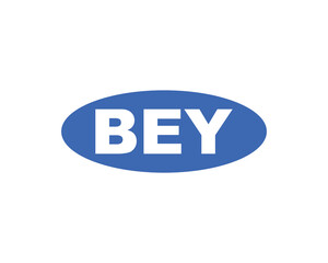 BEY logo design vector template. BEY letter logo design.