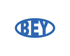 BEY logo design vector template. BEY letter logo design.