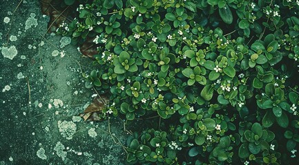 Obraz premium water drops on green leaf