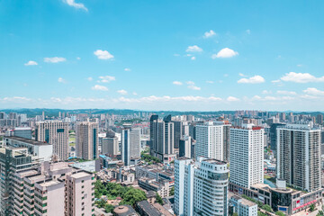 China Zhuzhou City Building Scenery