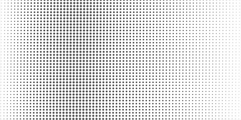 Background with monochrome dotted texture. Polka dot pattern template. vektor