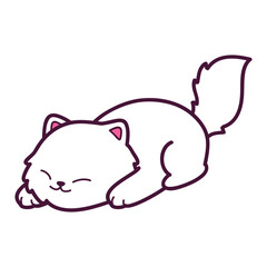 Adorable cat vector doing fun activities