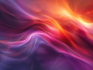 Obraz premium Abstract background with swirling vibrant purple and orange colors.