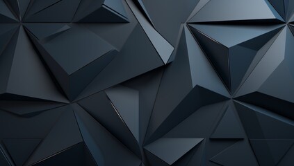 Obraz premium Stacked Dimensions Navy and Gray Tiles from Above.jpeg