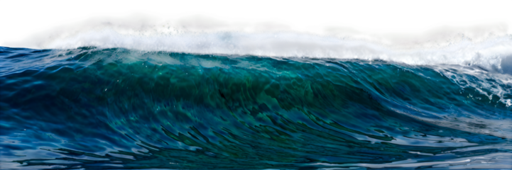 Stormy Ocean An ocean wave isolated on transparent background