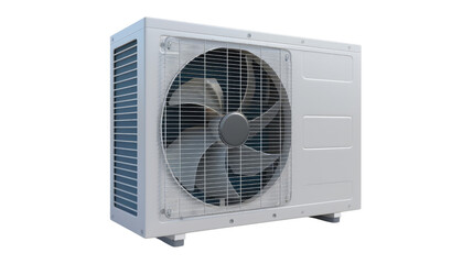 Air conditioner on a transparent background