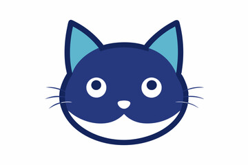 blue cat cartoon