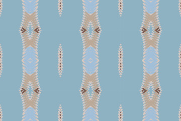 Ikat seamless pattern in tribal, folk embroidery, Mexican style. Aztec geometric art ornament print. Design for carpet, wallpaper, clothing, wrapping, fabric.