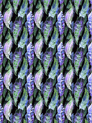 Digital textile design over pattern with Mughal art and background