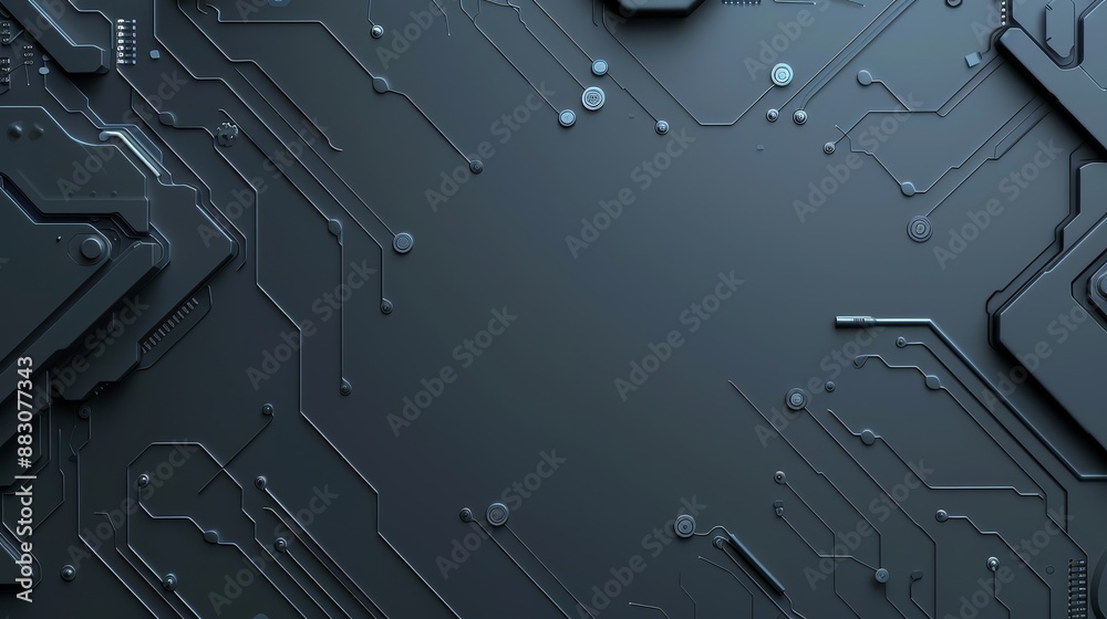 Poster abstract tech background with circuitry - abstract technology background with circuitry pattern desi
