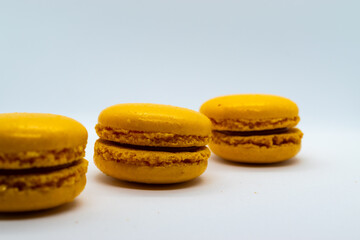 macaroons on a table