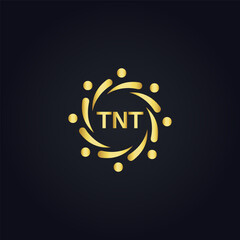 TNT logo. T N T design. White TNT letter. TNT, T N T letter logo design. T N T letter logo design in GOLD, GOLDEN LOGO, THREE, style. letter logo set in one artboard. T N T letter logo vector design.