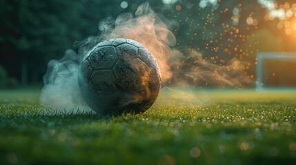 Smoke green background dark ground light smell of toxic black bad fog stadium stink mist. Background green grass smoke cloud fart soccer night field dust poison potion floating sport transparent dirty