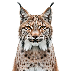 lynx isolated on white background