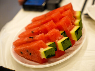 Watermelon, the representative dessert of summer