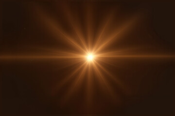 Obraz premium Lens flare, abstract of lighting, dark background