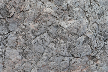 Texture of rocks worn by the sea.