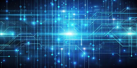 Fototapeta premium Abstract technology background with lines of code, technology, background, code, digital, programming, binary, coding