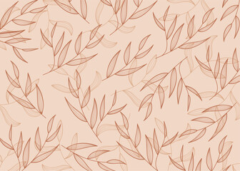 background design with plant pattern