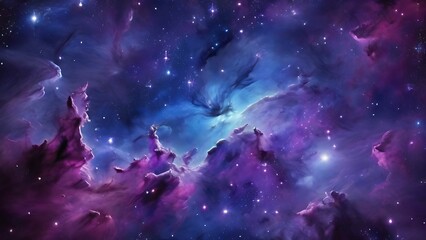 Bright nebula background