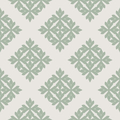 Damask pattern vector Perfect for bed sheets, carpets, and wallpapers, the seamless, vintage patterns add a touch of classic luxury to any fabric.