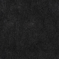 Naklejka premium Seamless 4k photo texture photo of black colored leather material.