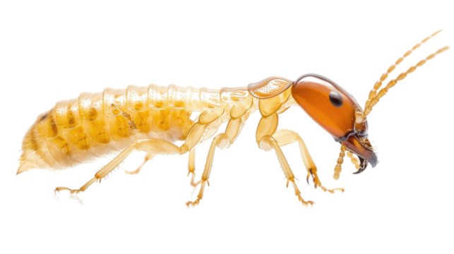 Ant on transparent background