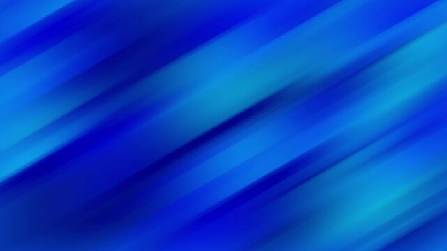 Motion background of slowly scrolling shiny blue gradient diagonal lines at 60fps.