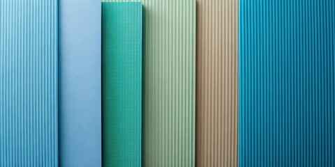 Colorful cardboard sheets in blue and sage shades , cardboard, sheets, colorful, blue, sage, shades, layout, abstract
