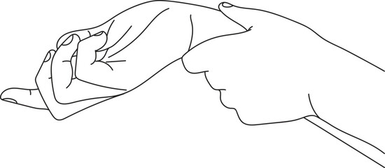 Acupuncture treatment for hand, human hand exercise