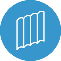 Asbestos Vector Line White Circles Multicolors