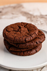  dark chocolate chip cookies