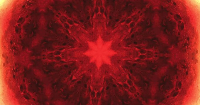 Abstract lava rosette pattern