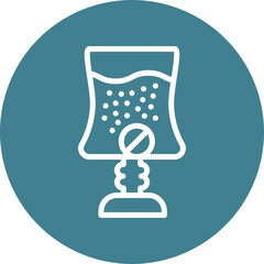 Effervescent Vector Line White Circles Multicolors