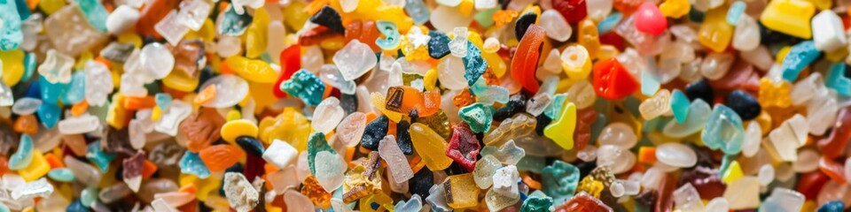 Close-up on Microplastics: A Startling Symbol of Food Contamination, Amplifying Environmental Awareness on Plastic Pollution