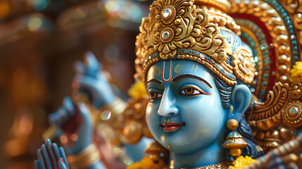 Vishnu, wallpaper, god of wealth and prosperity
