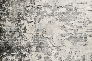 Obraz premium A highresolution texture of a light grey and white distressed area rug, with subtle grunge elements for an artistic touch. The pattern is dense yet airy to create depth on the surface, perfect as a b