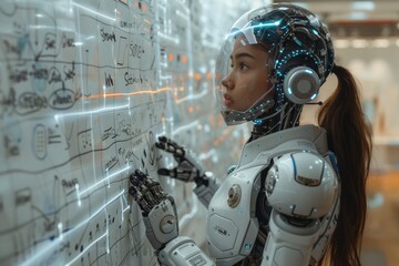 Fototapeta premium A Cyborg's Perspective on Digital Design